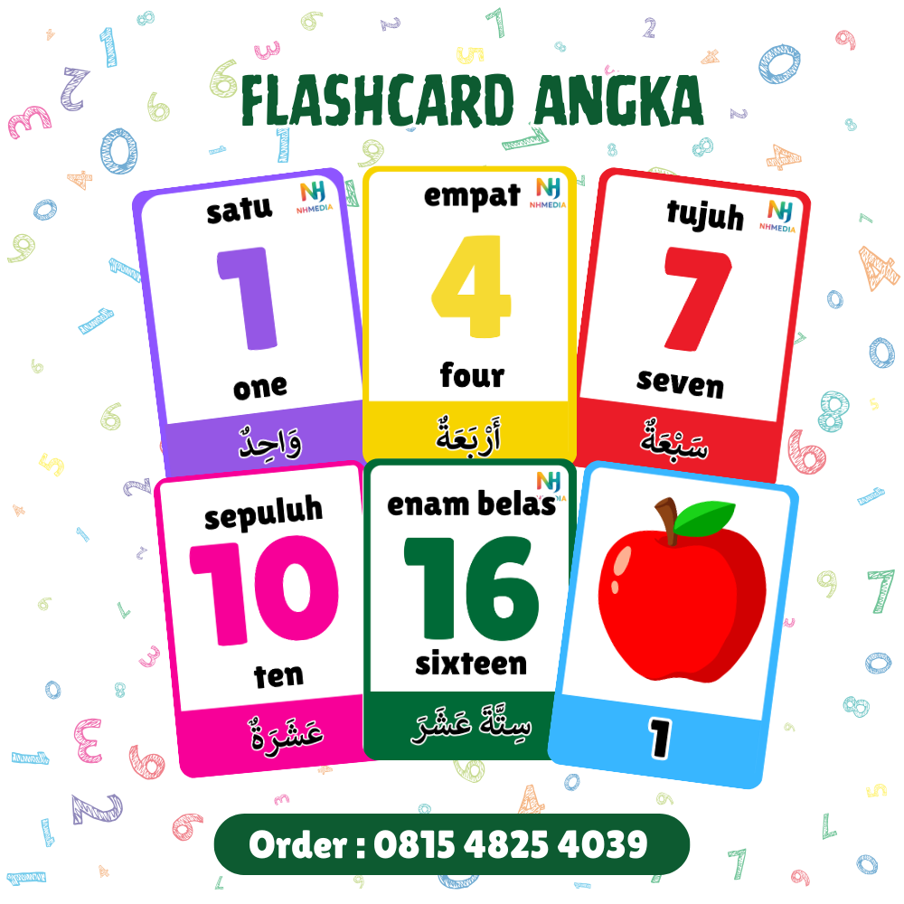 FLASHCARD SERI ANGKA