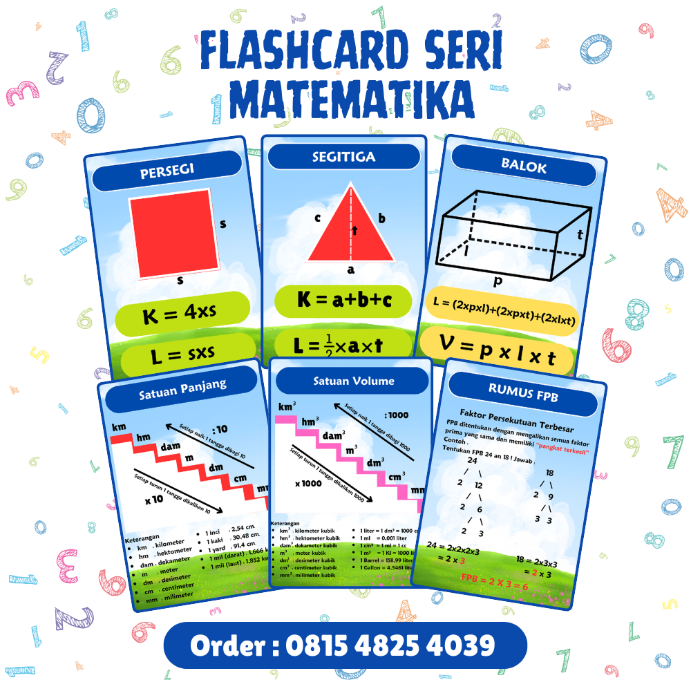 FLASHCARD RUMUS MATEMATIKA DASAR