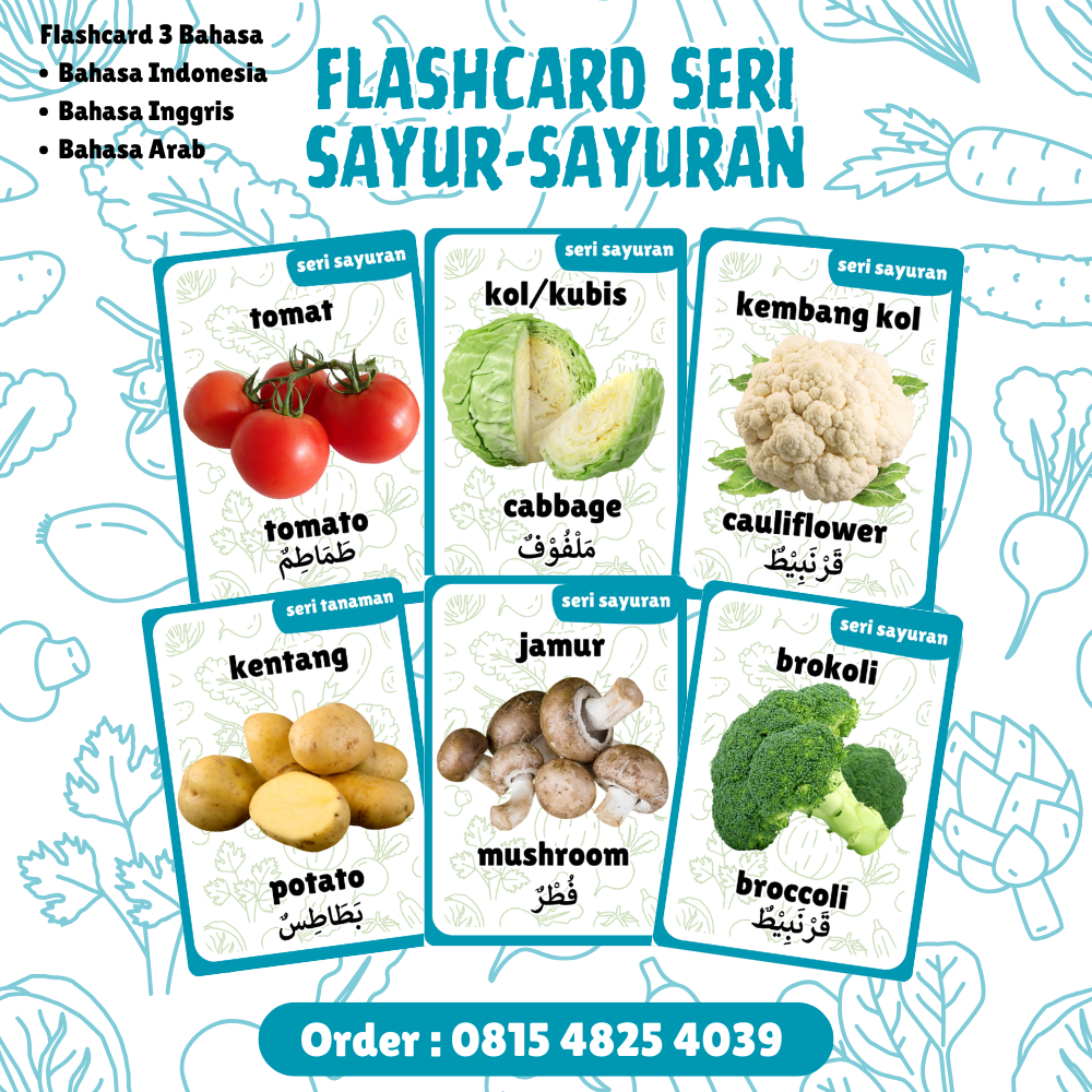 FLASHCARD SERI SAYURAN