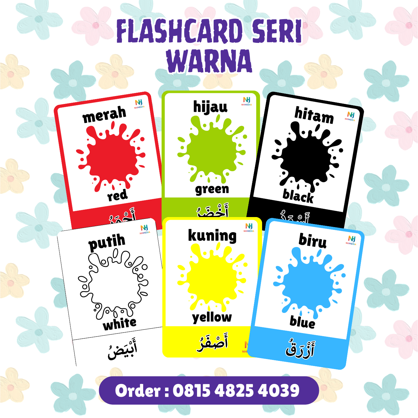 FLASH CARD SERI WARNA